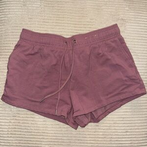 Target Women's Athletic Shorts in Mauve